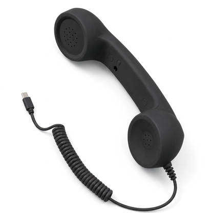 RewindCall™ – Auricular Retro USB-C para Móvil